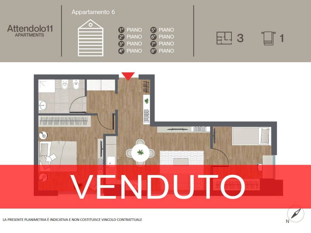 appartamento in vendita a Milano in zona Vigentino