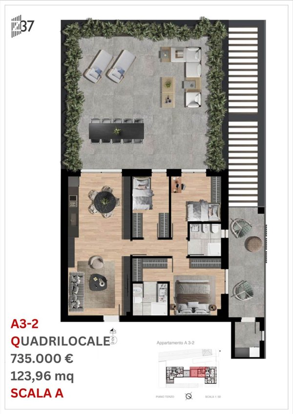 appartamento in vendita a Milano in zona Solari