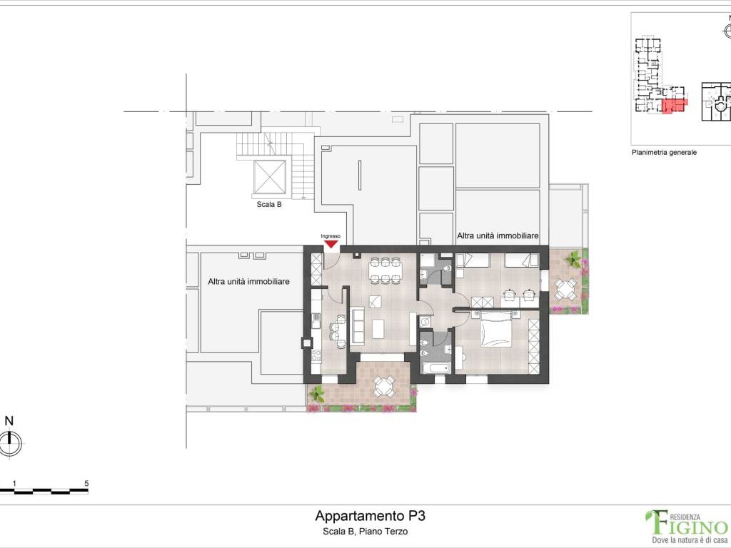 appartamento in vendita a Milano in zona Trenno