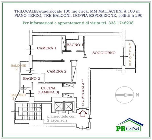 appartamento in vendita a Milano in zona Maciachini