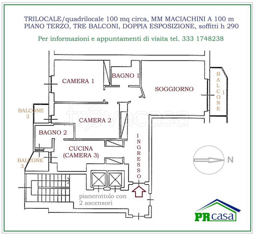 appartamento in vendita a Milano in zona Maciachini