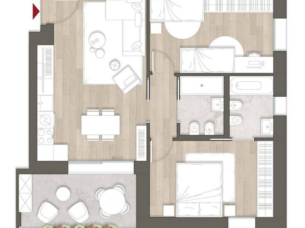 appartamento in vendita a Milano in zona Rogoredo