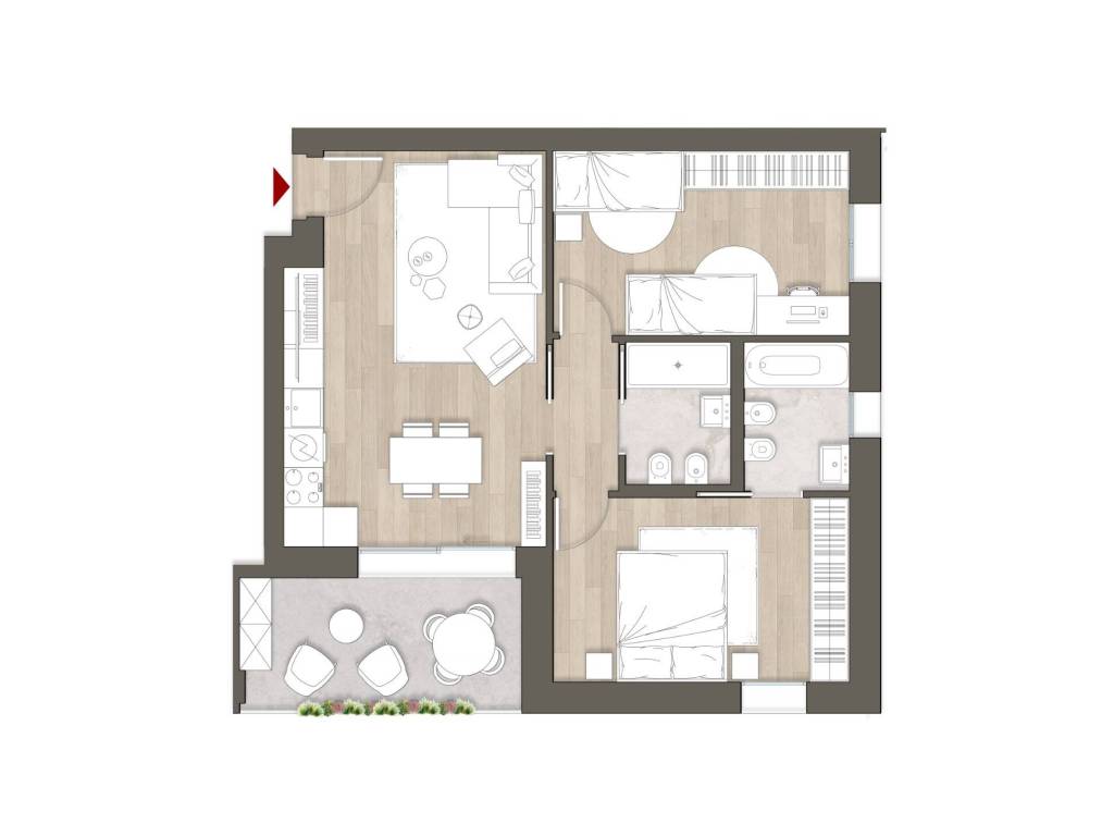 appartamento in vendita a Milano in zona Corvetto