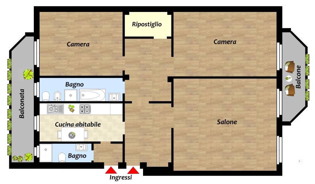 appartamento in vendita a Milano in zona Vigentino