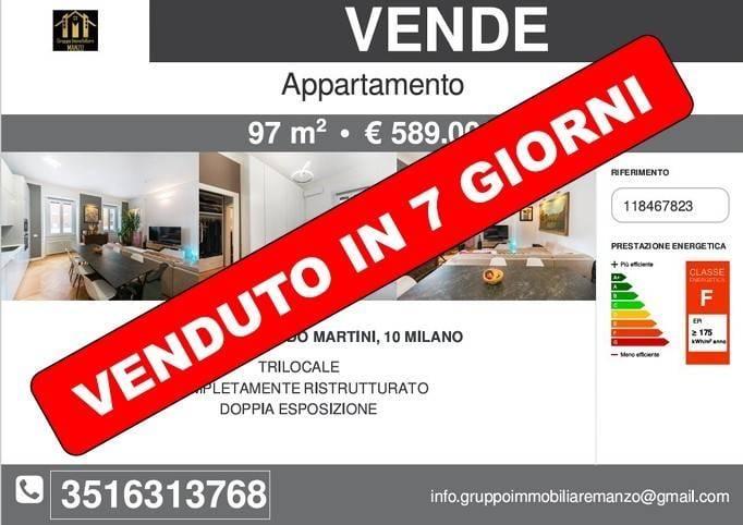 appartamento in vendita a Milano in zona Calvairate