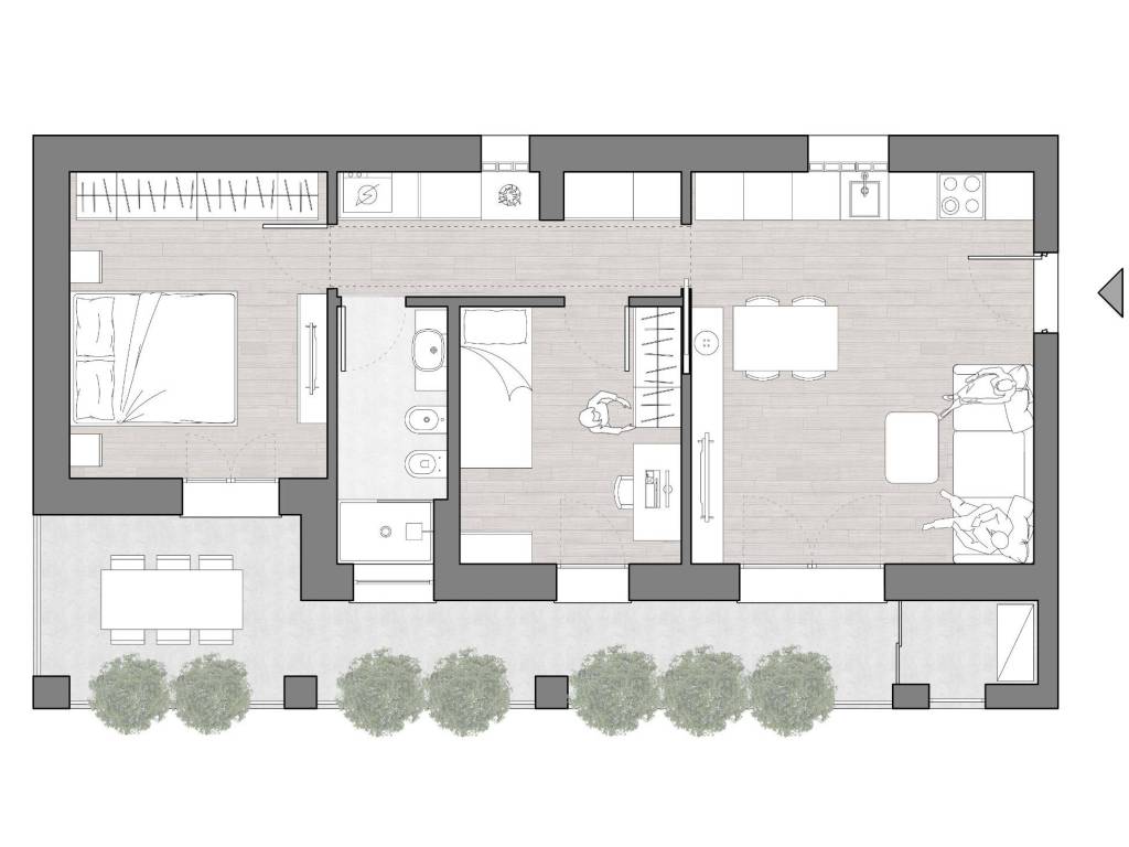 appartamento in vendita a Milano in zona Città Studi