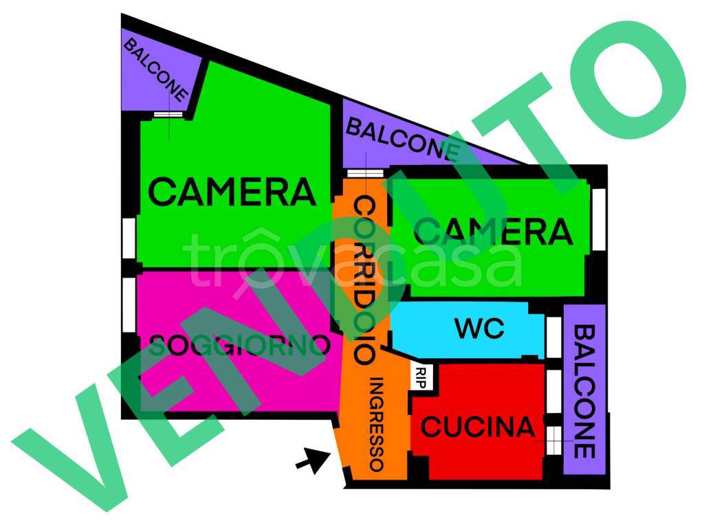 appartamento in vendita a Milano