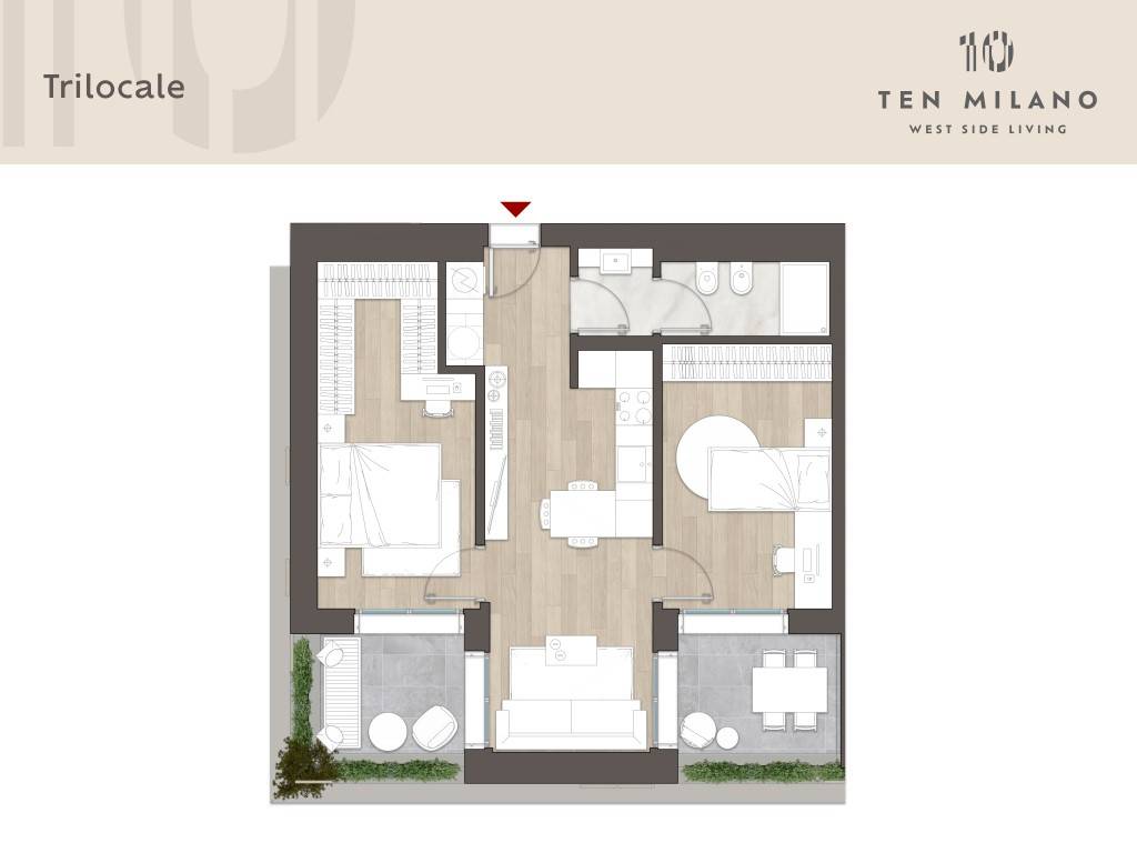 appartamento in vendita a Milano in zona Baggio