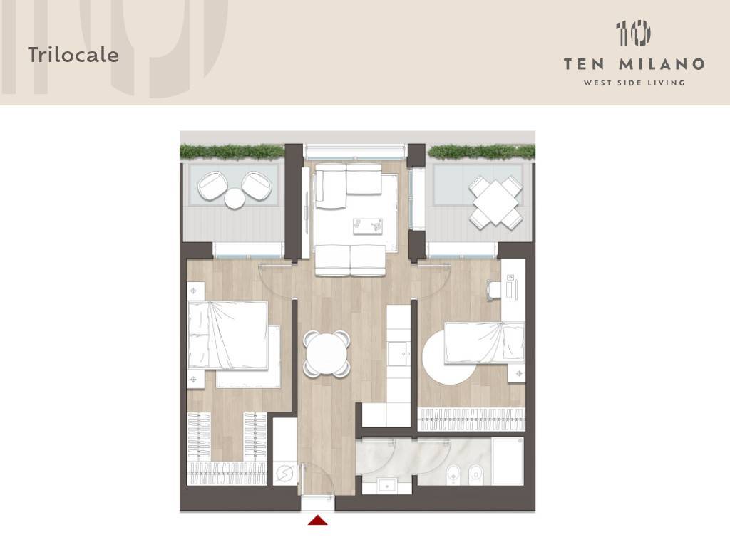 appartamento in vendita a Milano in zona Baggio