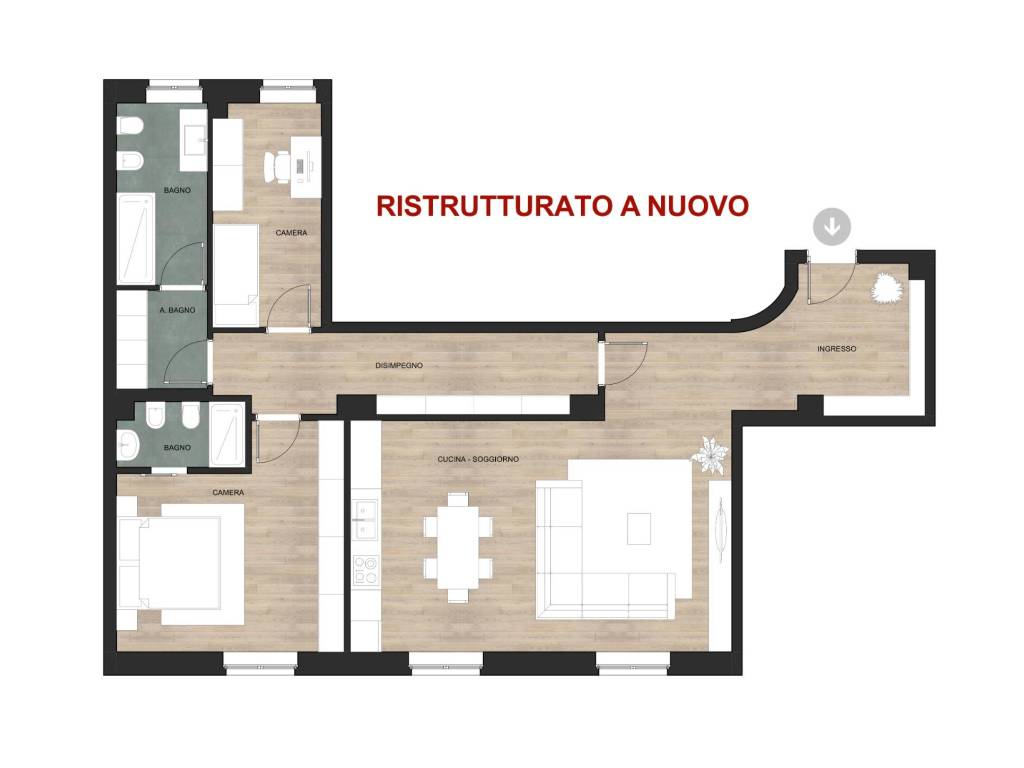 appartamento in vendita a Milano in zona Porta Venezia