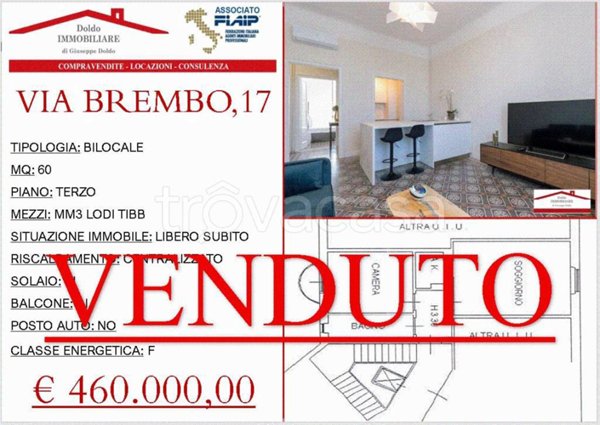 appartamento in vendita a Milano in zona Piazzale Lodi