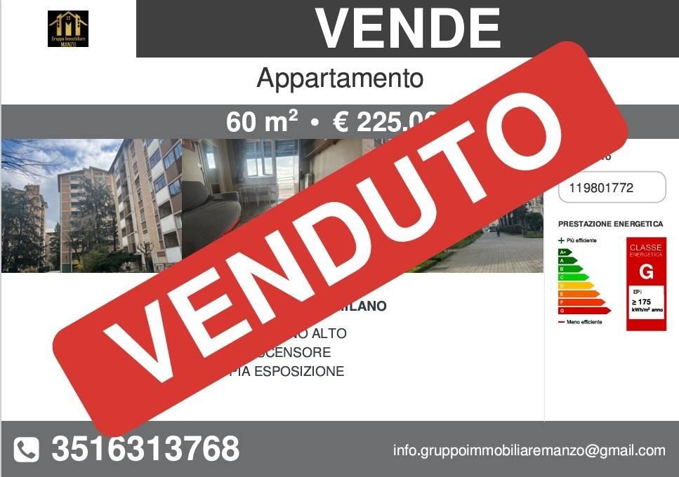 appartamento in vendita a Milano in zona Calvairate