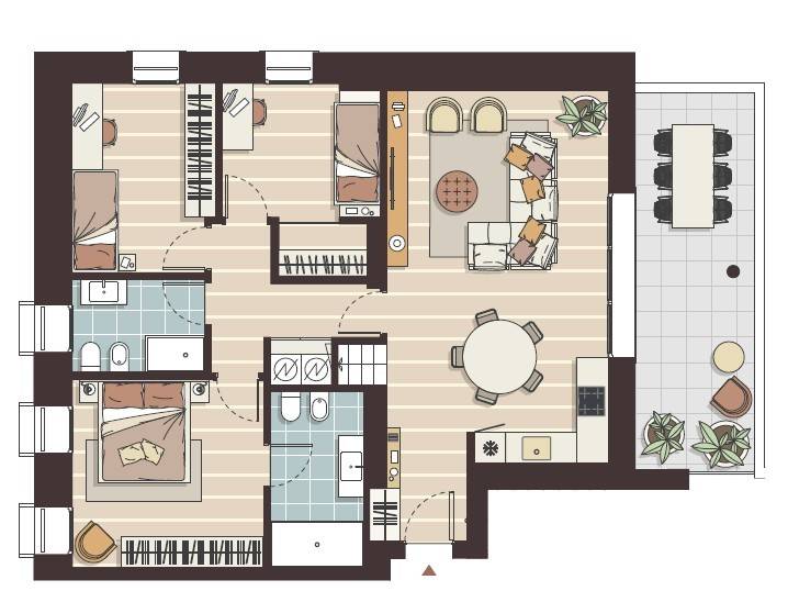 appartamento in vendita a Milano in zona Affori