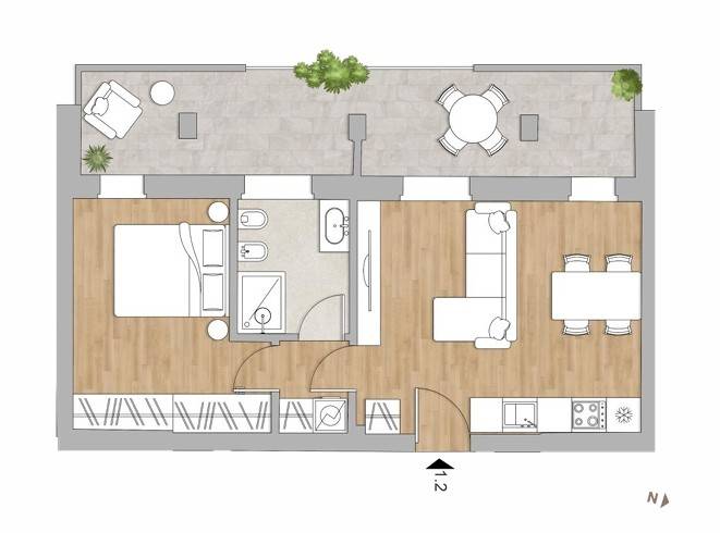appartamento in vendita a Milano in zona Quarto Oggiaro