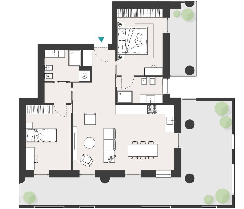 appartamento in vendita a Milano in zona Forlanini