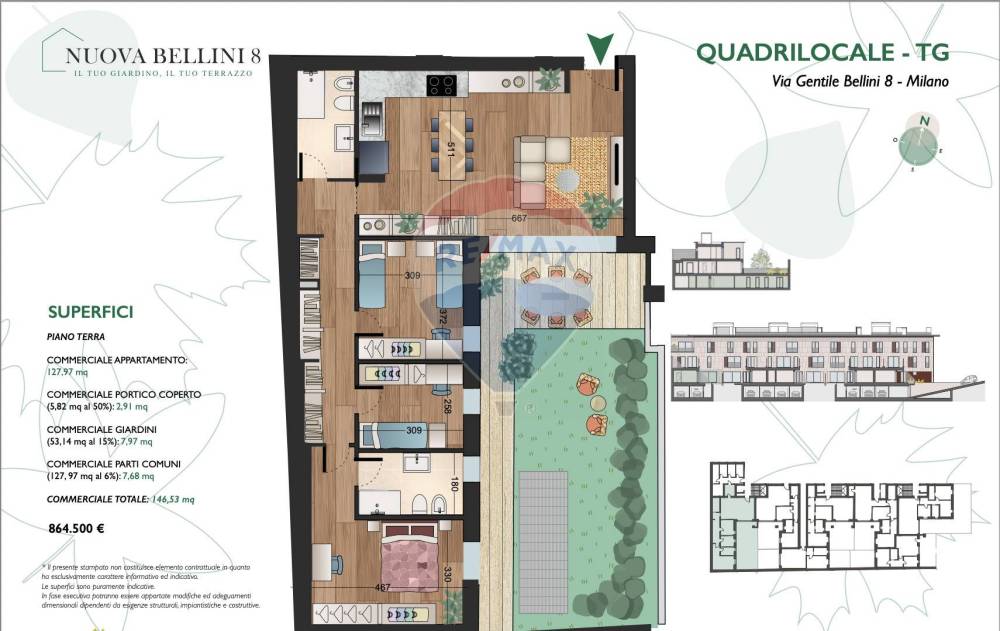 appartamento in vendita a Milano