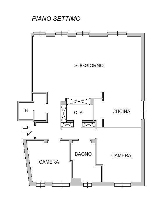 appartamento in vendita a Milano