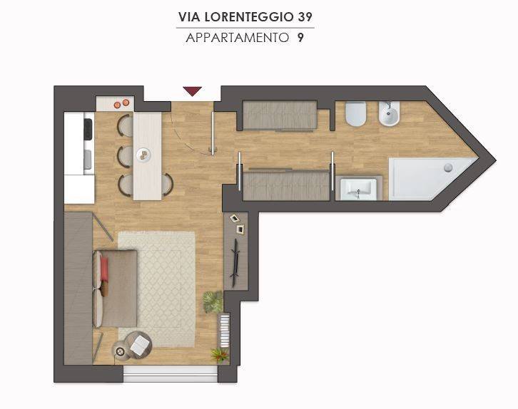 appartamento in vendita a Milano in zona Corvetto