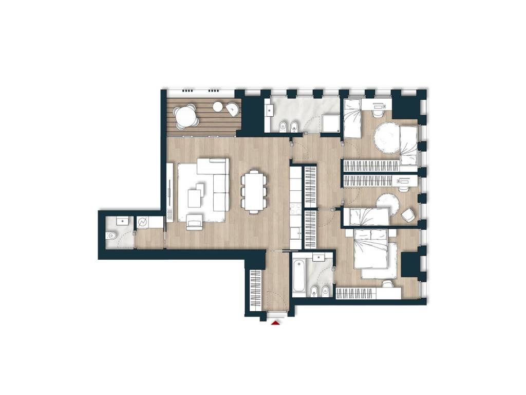 appartamento in vendita a Milano in zona Corvetto