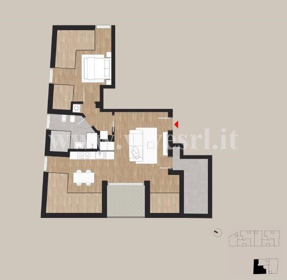 appartamento in vendita a Milano in zona Sempione