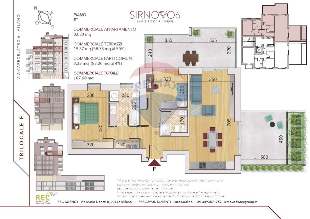 appartamento in vendita a Milano in zona Rembrandt
