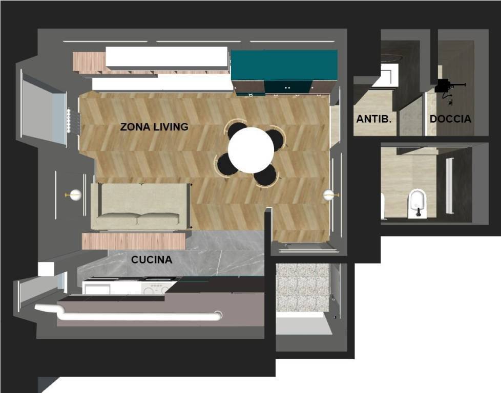 appartamento in vendita a Milano in zona XXII Marzo