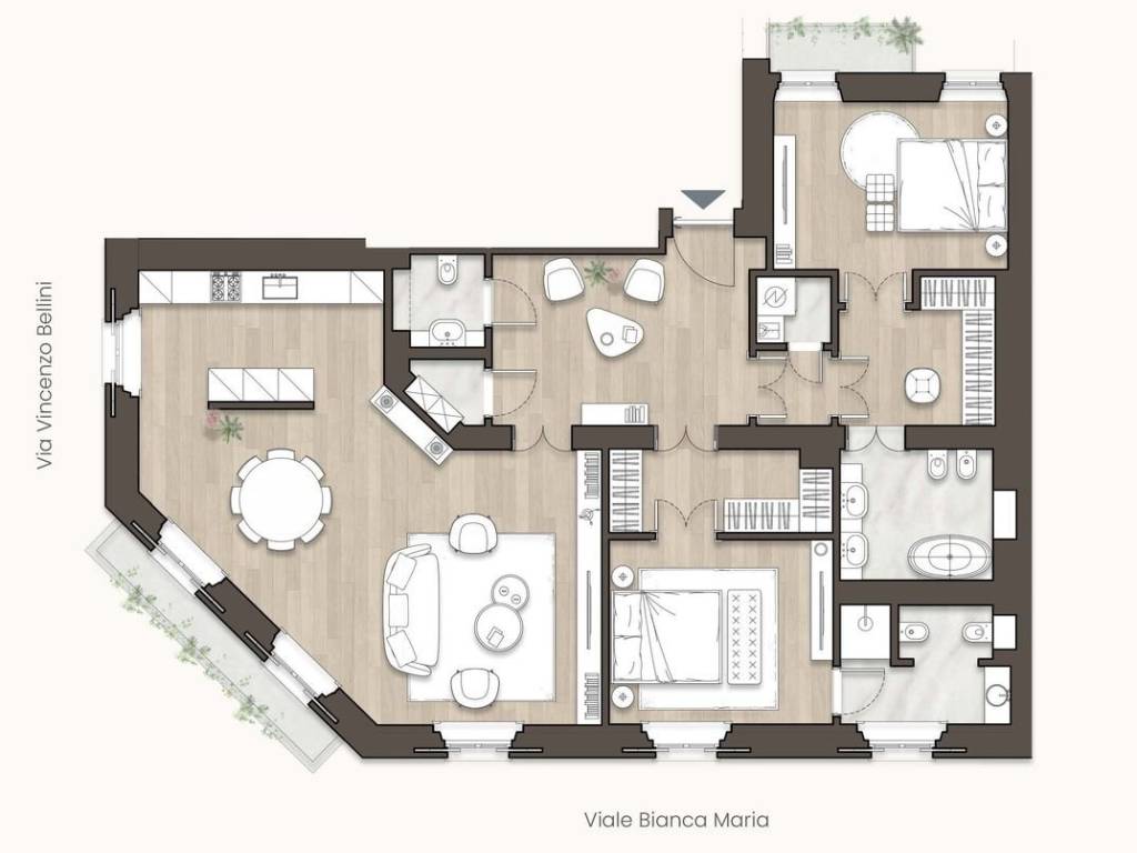 appartamento in vendita a Milano in zona Guastalla