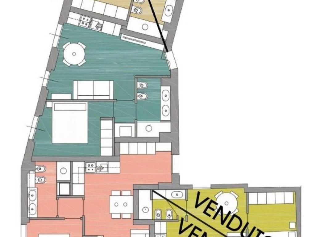 appartamento in vendita a Milano in zona Bocconi