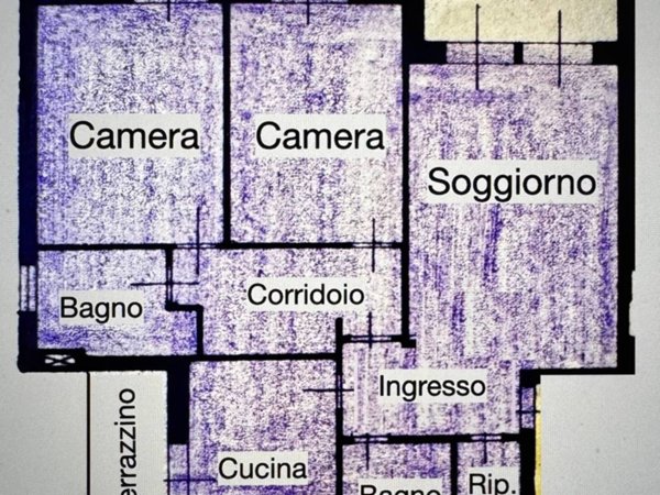 appartamento in vendita a Milano in zona Gallaratese