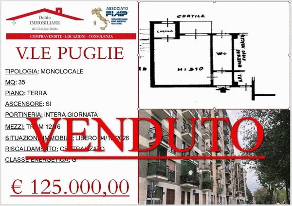 appartamento in vendita a Milano in zona Calvairate