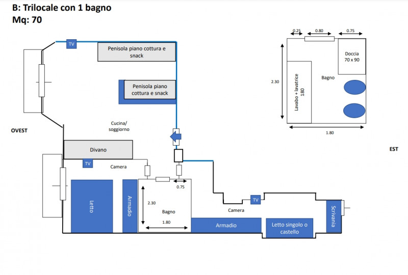 appartamento in vendita a Milano