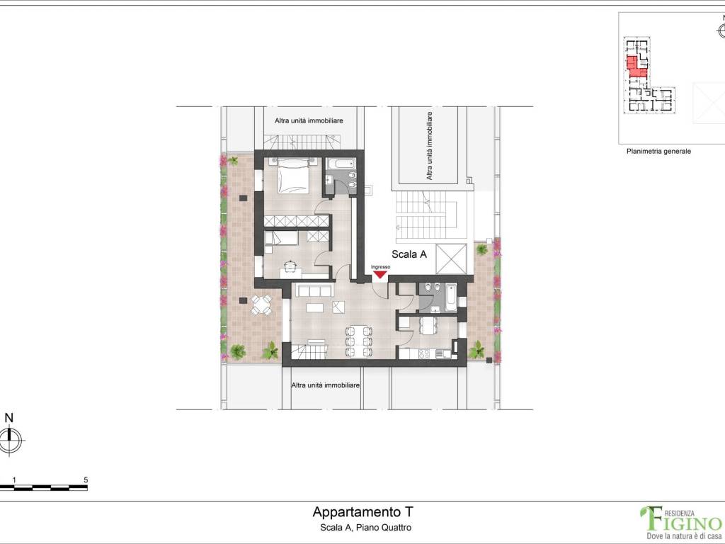 appartamento in vendita a Milano in zona Trenno