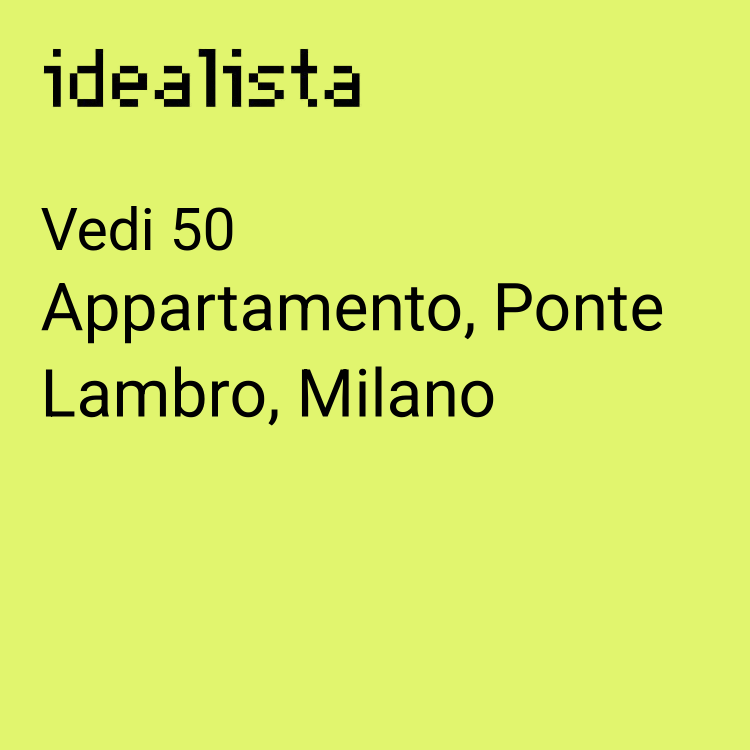 appartamento in vendita a Milano in zona Ponte Lambro