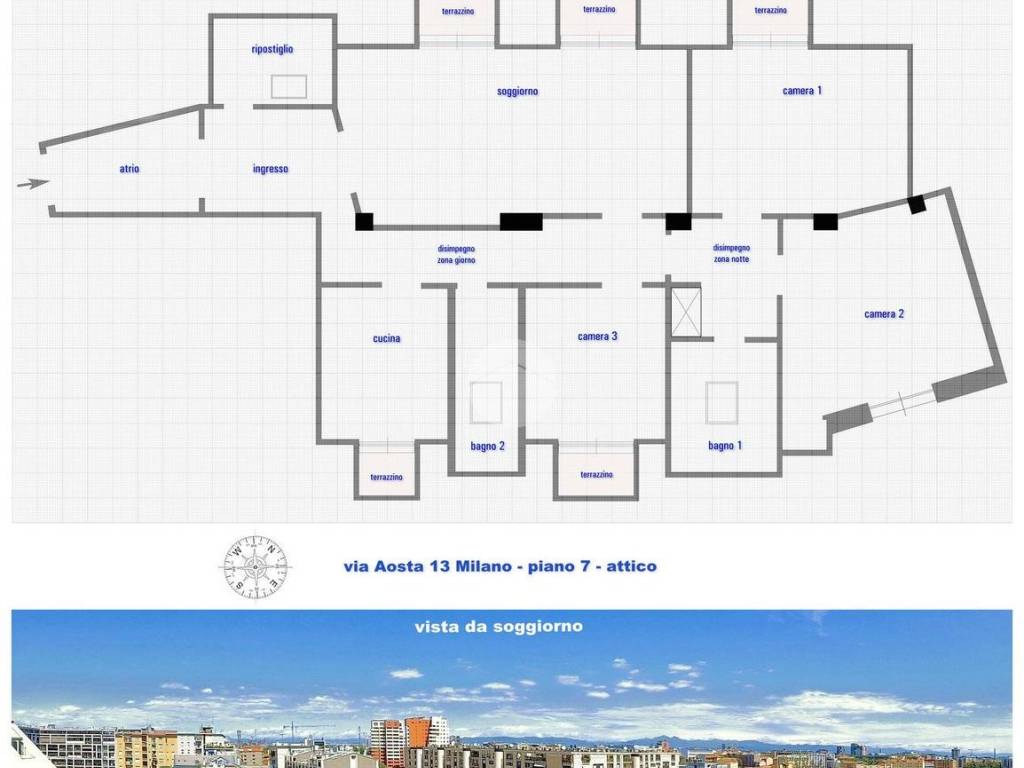 appartamento in vendita a Milano in zona Isola