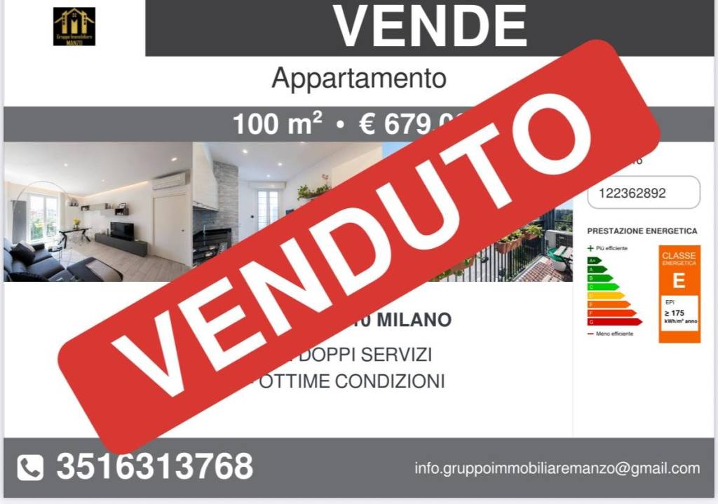 appartamento in vendita a Milano