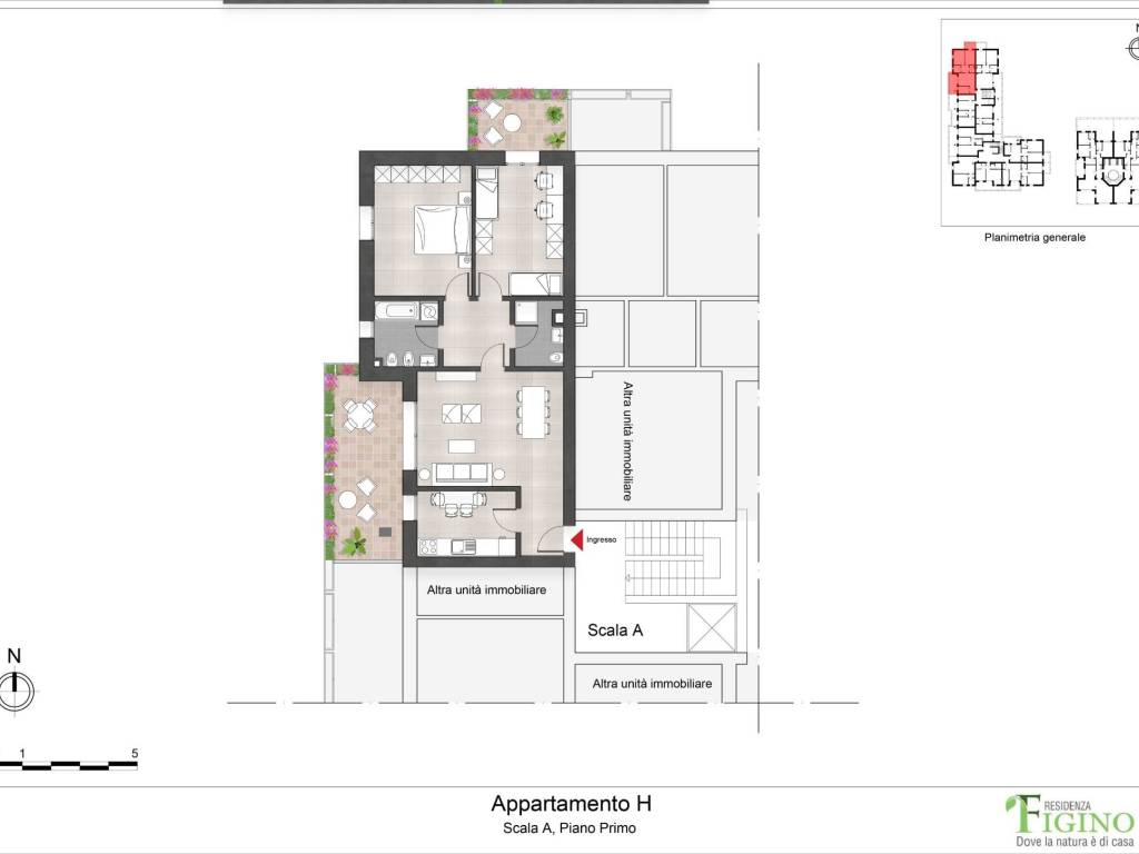 appartamento in vendita a Milano in zona Trenno