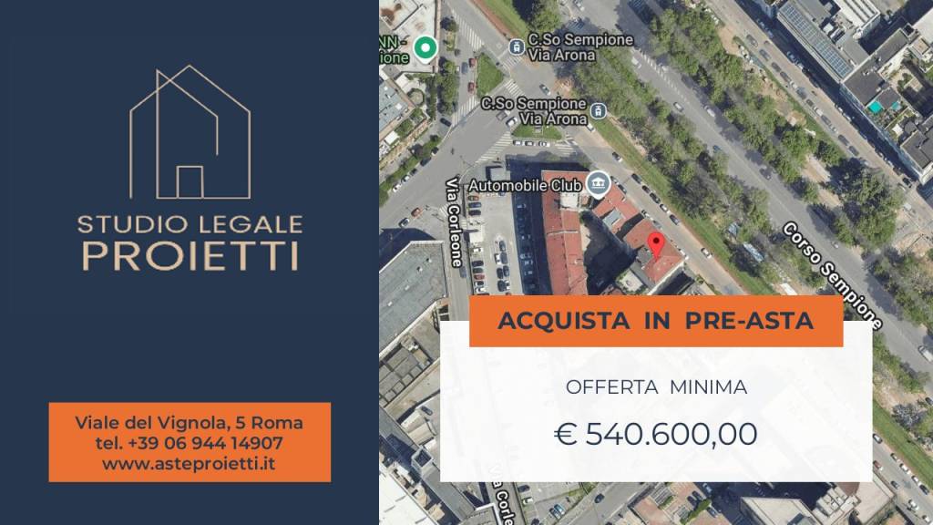 appartamento in vendita a Milano in zona Sempione