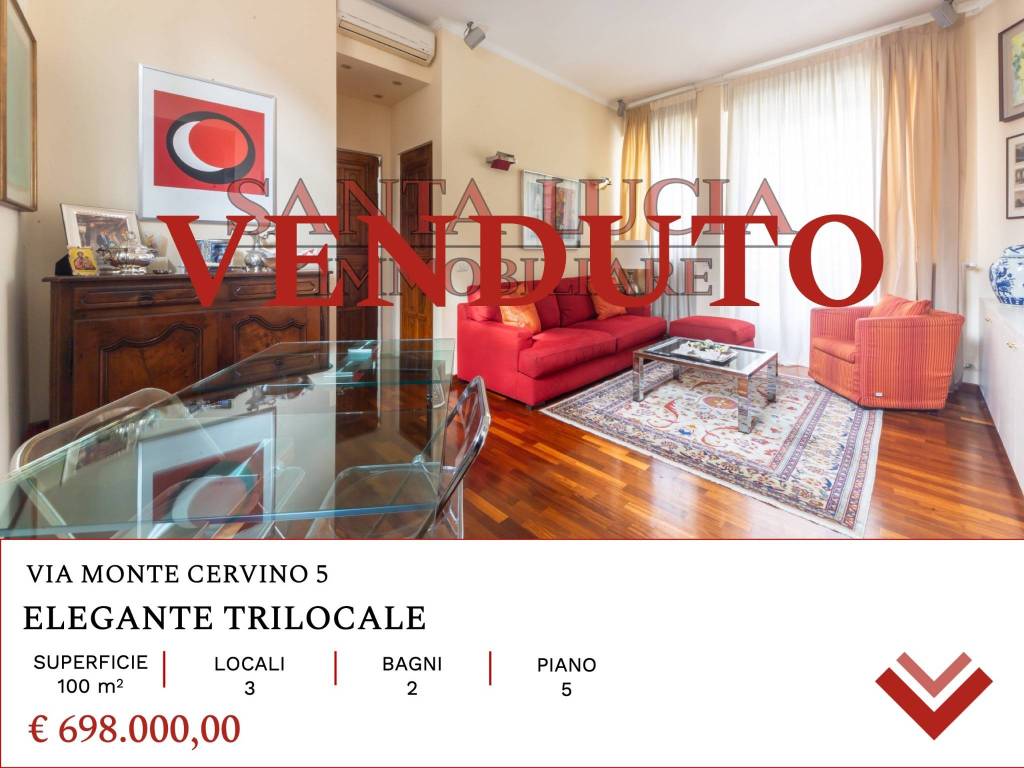 appartamento in vendita a Milano in zona Sempione