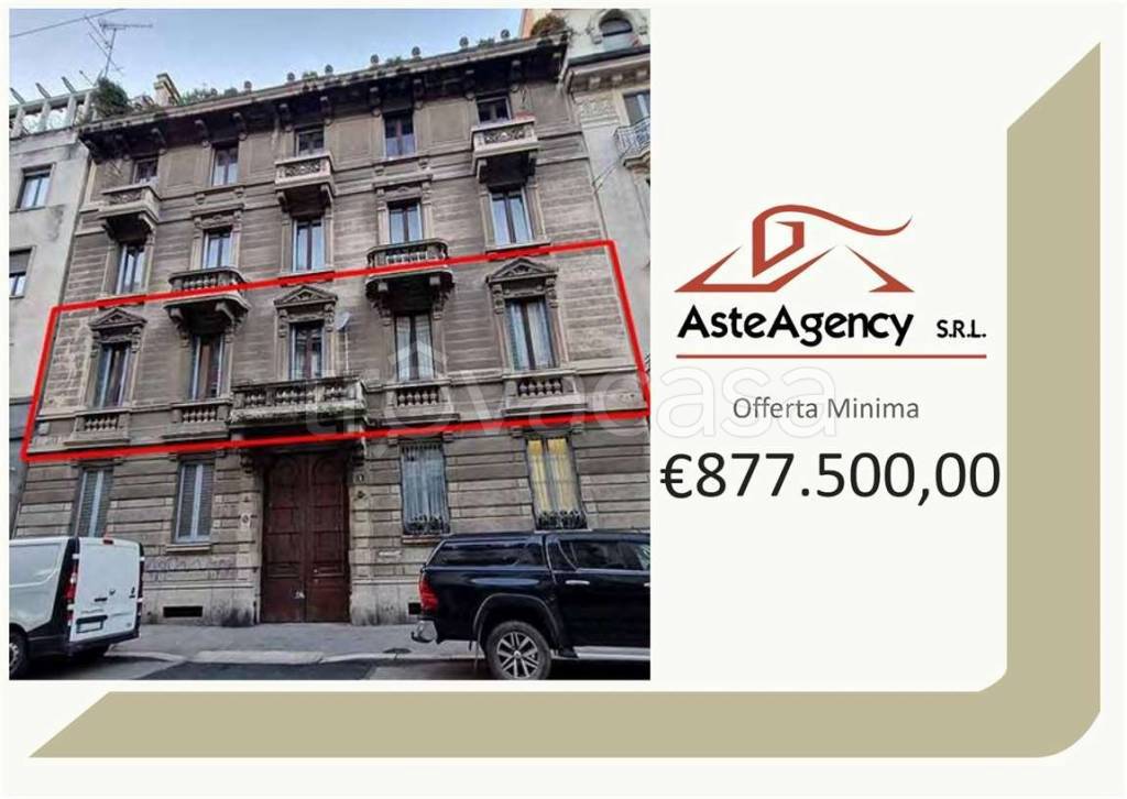 appartamento in vendita a Milano in zona Sempione