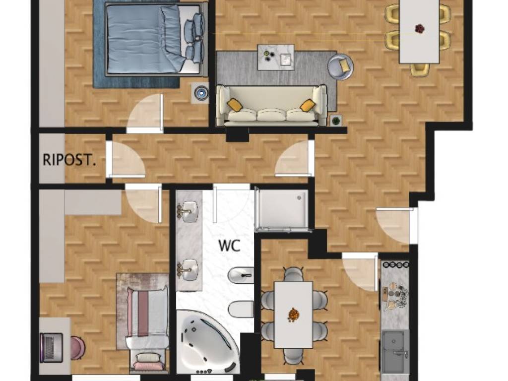 appartamento in vendita a Milano in zona Ronchetto sul Naviglio