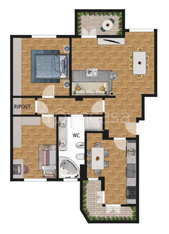 appartamento in vendita a Milano in zona Famagosta