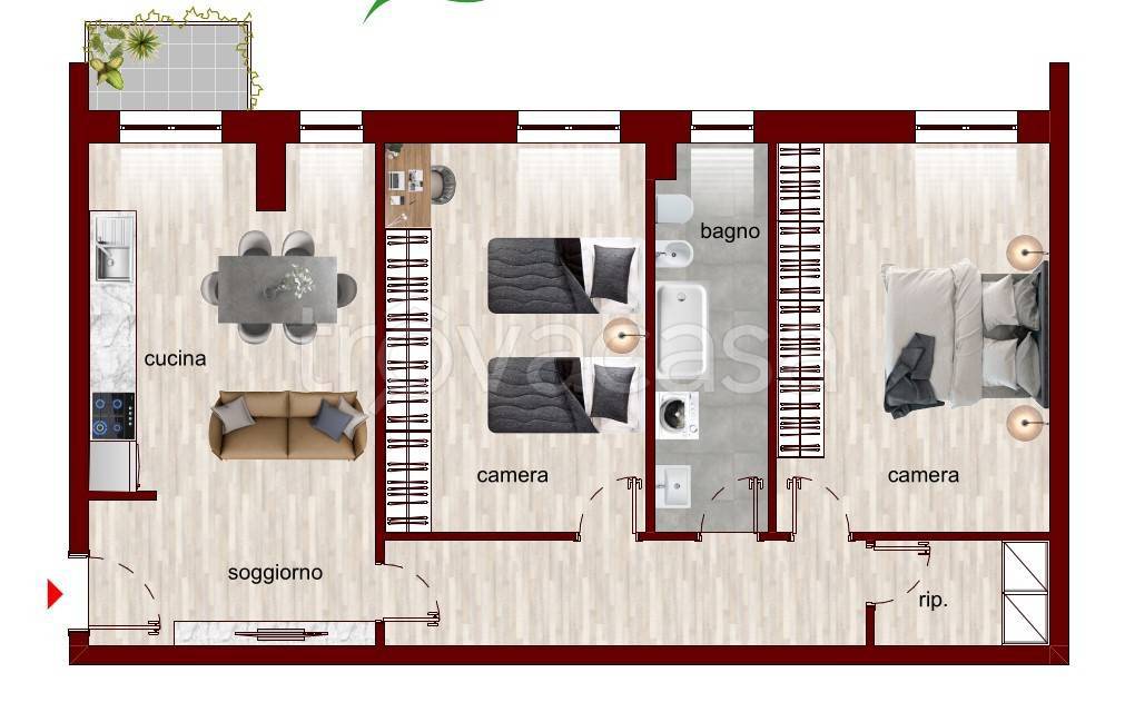 appartamento in vendita a Milano in zona Vialba