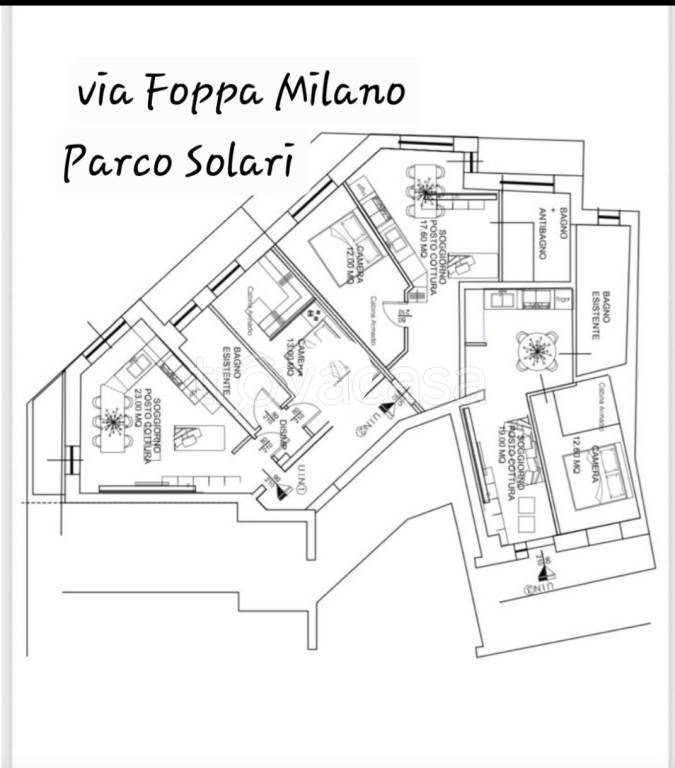 appartamento in vendita a Milano in zona Solari