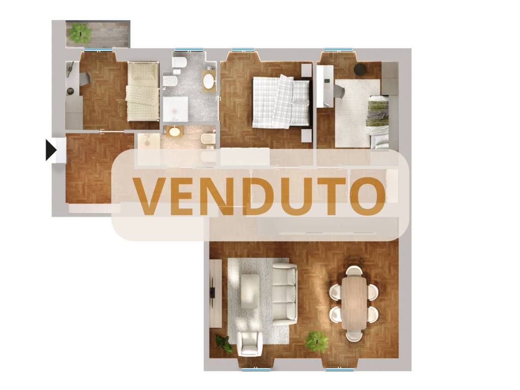 appartamento in vendita a Milano in zona Città Studi