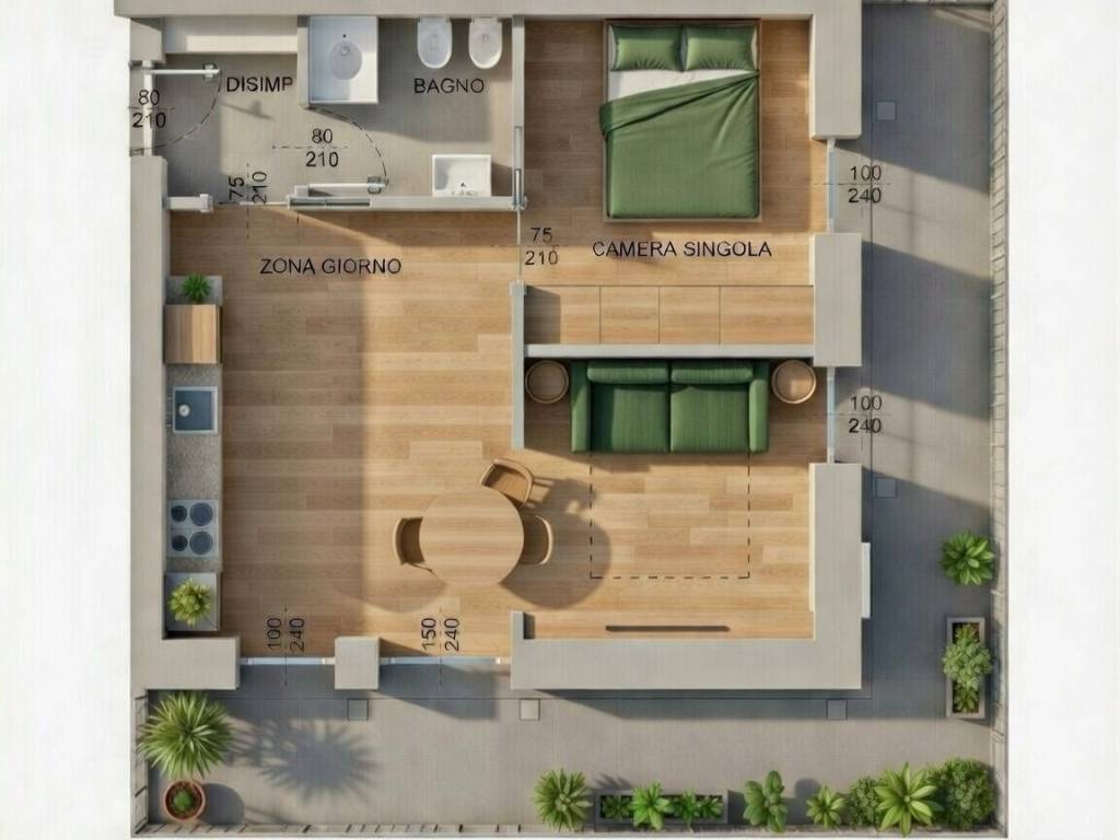 appartamento in vendita a Milano in zona Ghisallo