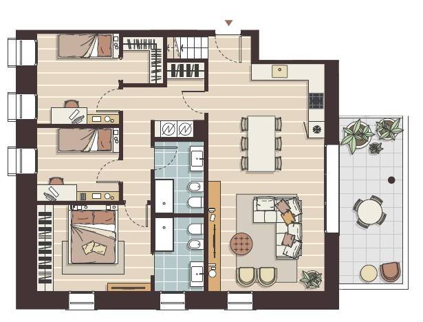 appartamento in vendita a Milano in zona Bovisa