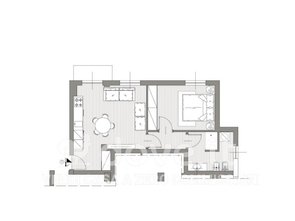 appartamento in vendita a Milano in zona Lorenteggio