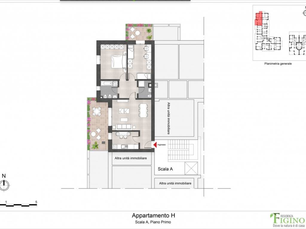 appartamento in vendita a Milano in zona Figino