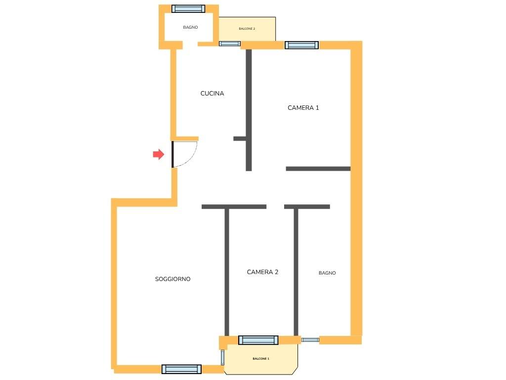 appartamento in vendita a Milano in zona Centro Direzionale