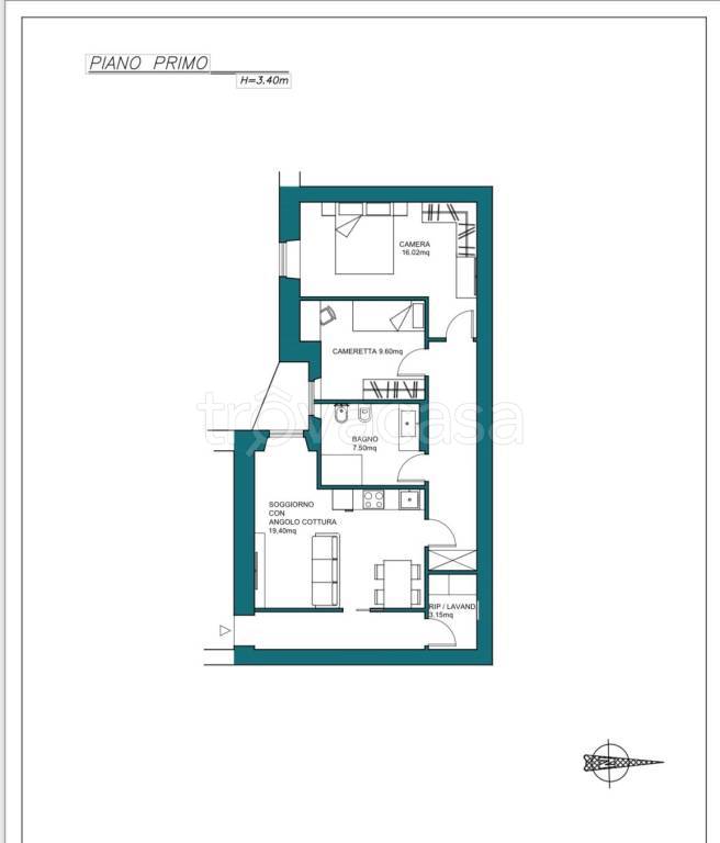 appartamento in vendita a Milano in zona Città Studi